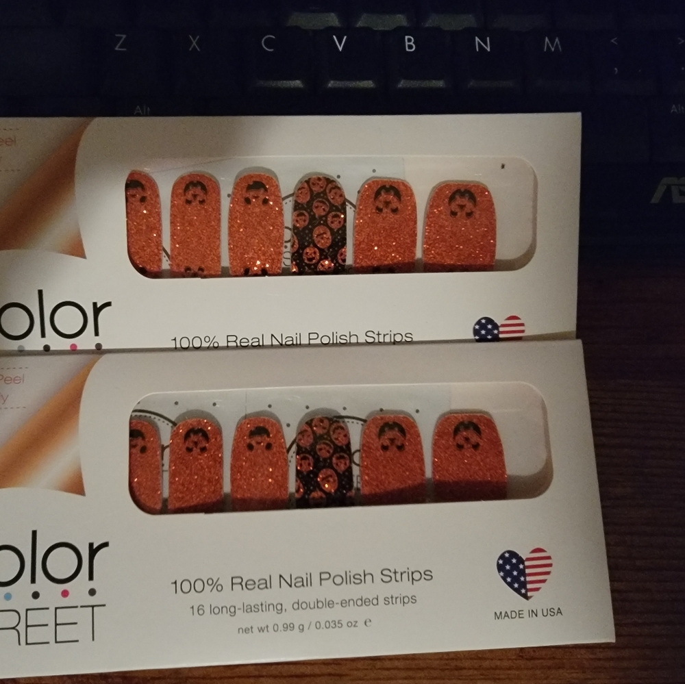 2 Sets of Halloween Color Street Nail Strips - BNIB